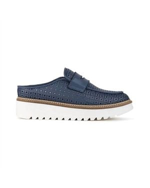 REV SHOES Alexa Mule - Blue