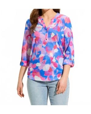 Fdj Bright Lights Top - Blue