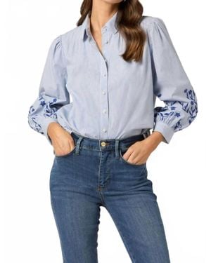 Shoshanna Cate Blouse - Blue