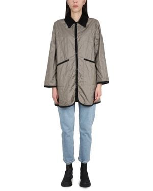 Lavenham Quilted Nylon Jacket - Gray