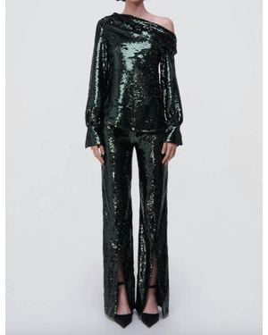 Jonathan Simkhai Ariah Sequin Pant - Black