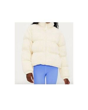 Beach Riot Jojo Cable Puffer Jacket - Blue