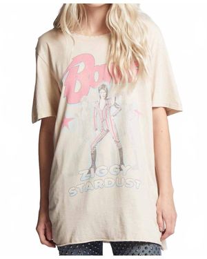 Recycled Karma Bowie Ziggy Stardust Tee - Natural