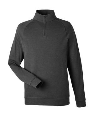 Devon & Jones New Classics Charleston Quarter-Zip Pullover - Gray