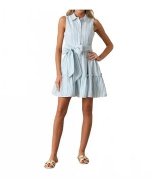 PROSPERINE® Poppie Mini Dress - Blue