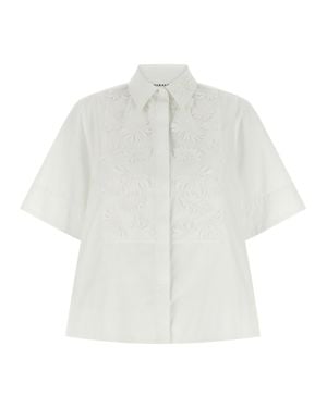 P.A.R.O.S.H. P. A.R. O.S. H. Cotton Blouse - White