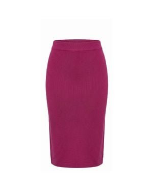 Malo Cotton Skirt - Purple