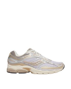 Saucony Progrid Omni 9 Lightweight Mesh Running Sneakers - White