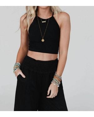 Three Bird Nest Peace Dreamcatcher Tattoo Bralette - Black