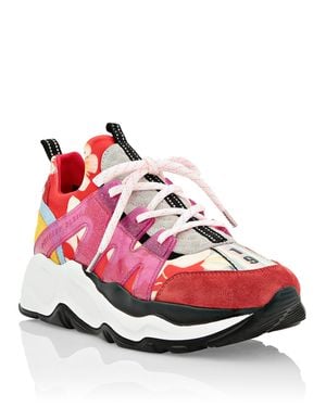 Philipp Plein Runner Flowers - Pink