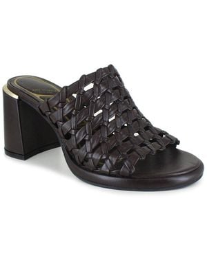 Kenneth Cole Solara Leather Sandal - Black