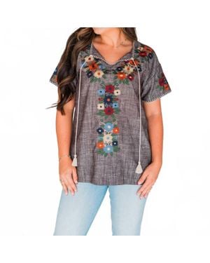 Layerz Clothing Elise Short Sleeve Top - Black
