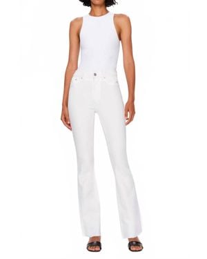DL1961 Bridget Boot High Rise Instasculpt Jeans - White