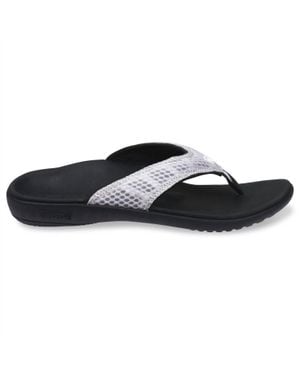 Spenco Yumi Breeze Flip Flop Sandals - Black