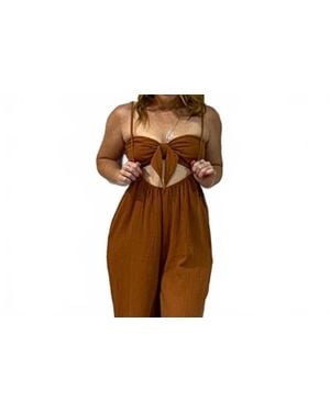 Bluivy The Heatform Cutout One-Piece Jumpsuit - Black
