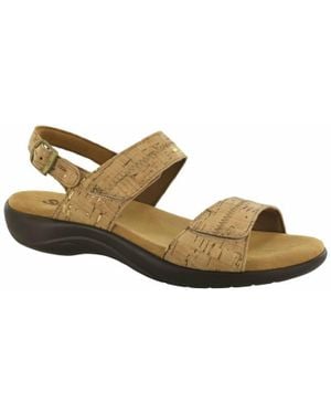 SAS Nudu Heel Strap Sandal - Black
