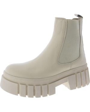 Aqua Bonds Casual Round Toe Block Heel - Gray
