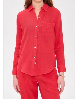 Rails Ellis Button Up Top - Red