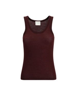 Forte _ Fleece Wool Top - Brown