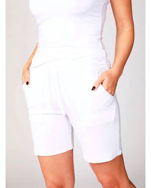 French Kyss Tie Wiast Short - White