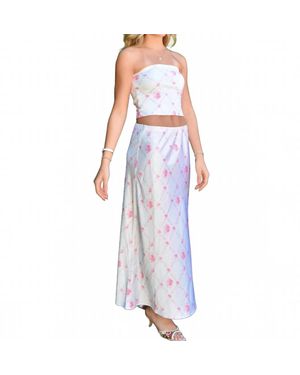 Theme Girl's Joey Vintage Satin Skirt - Purple