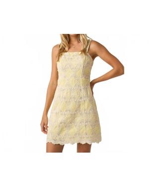 Mittoshop Embroidered Scallop Hem Dress - Natural