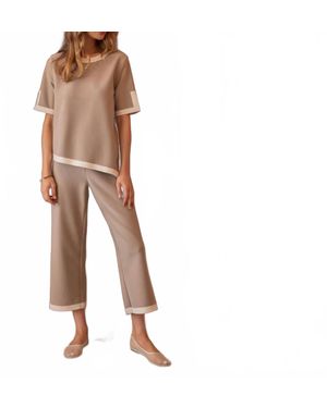 Joh Kiara Crepe Pant - Brown