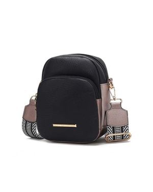 MKF Collection by Mia K Rachel Sleek Crossbody Bag By Mia K - Black