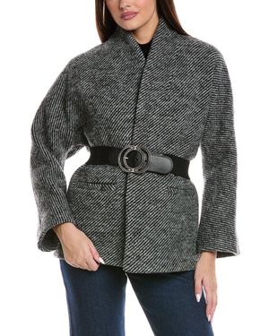 Ba&sh Manteau Carole Wool Coat - Gray