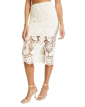 Caballero Daya Skirt - White