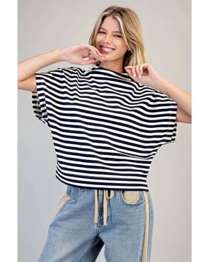 Eesome Selena Loose Fit Top - Blue