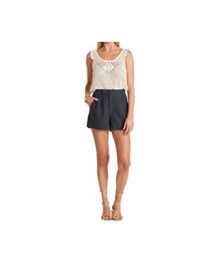 Bishop + Young Vineyard Sleeveless Sweater Top - Blue