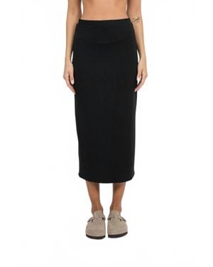 Corinne Collection Bailey Midi Skirt - Black