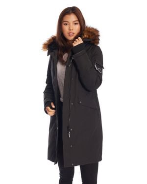 Alpine North Laurentian Vegan Down (Recycled) Long Parka - Black
