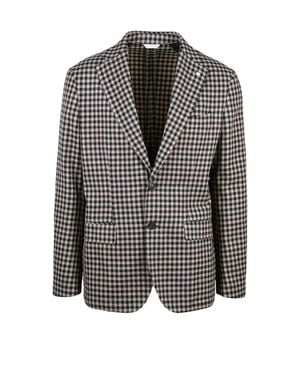 Manuel Ritz Wool/Cotton Jacket - Gray