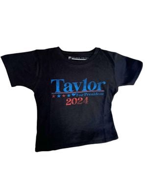 Prince Peter Girls Taylor For President Tee - Blue