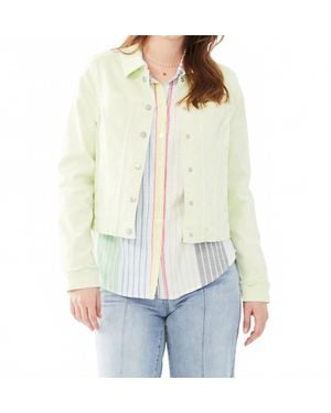 Fdj Evelyn Euro Twill Cropped Jacket - White