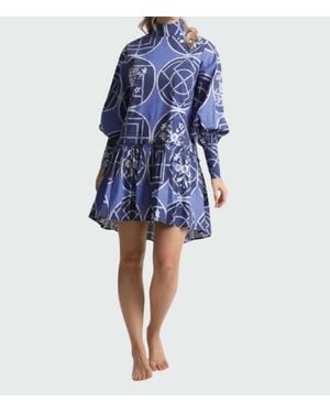Kleid Fiona Mini Dress - Blue