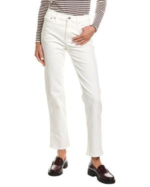 Madewell Longline Straight Tile Jean - White