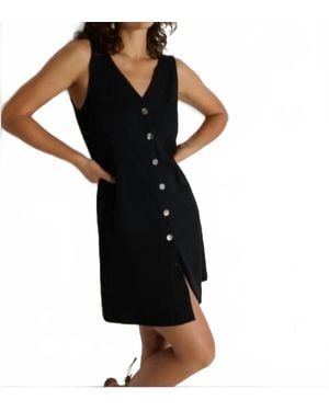 Nation Ltd Sylvie V Neck Dress - Black