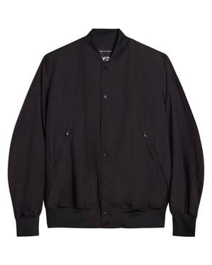 Y-3 College Jacket With Smooth Finish - Blue