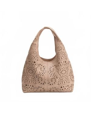 Melie Bianco Small Recycled Vegan Leather Tote Bag - Multicolor