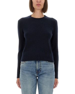 Guest In Residence Shrunken Crew" Jersey - Blue