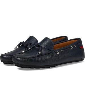 Marc Joseph New York Riverview Loafers Leather Shoes Zpo3381 - Blue