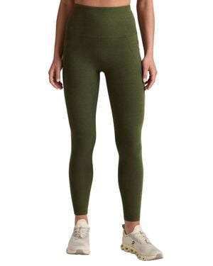 Beyond Yoga Spacedye Out Of Pocket High Waisted Midi Leggings - Green