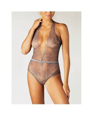 Coco De Mer Arabela Bodysuit - Brown