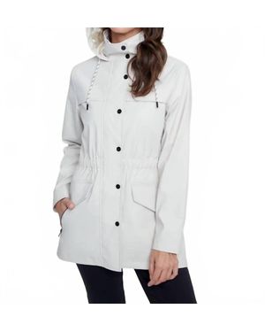 Renuar Knit Hooded Jacket - White