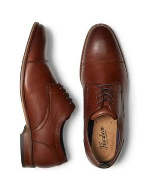 Florsheim Flex Cap Toe 14317-221 Oxford Menbrown Leather Dress Shoes Zogg3447