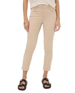 Brax Mary Straight Leg Pants - Natural