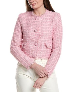 Silvian Heach Tweed Jacket - Pink